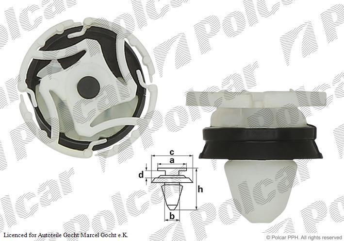 Klammer Clip Set Türverkleidung für Fiat Talento Mercedes 2006->