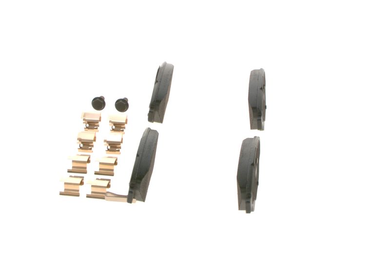 Bosch 0986494092 Bremsbelagsatz, Scheibenbremse Vorne für Opel Adam