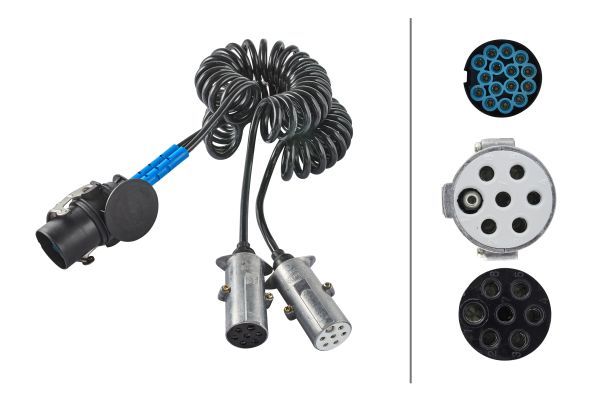 Hella 8ja005952-111 Adapterkabel, Anhängersteckdose