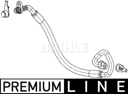Ap101000p Hochdruckleitung, Klimaanlage Für Citroen Peugeot C5 II + I + 04->