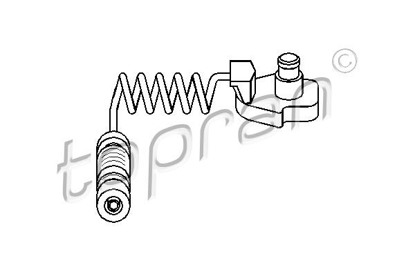 Sensor, Bremsbelagverschleiß Topran 401457 Vorne für Mercedes 98-05