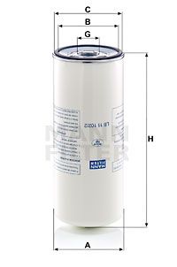 Filter, Drucklufttechnik Mann-Filter Lb11102/2
