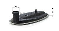 Hydraulikfilter, Automatikgetriebe für 14027-70095 CHRYSLER 89->