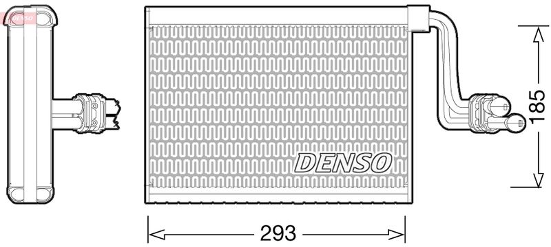 Denso Dev05002 Verdampfer, Klimaanlage für BMW X3 X1 E91 2004-2015