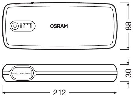 Batterieladegerät Osram Obsl400