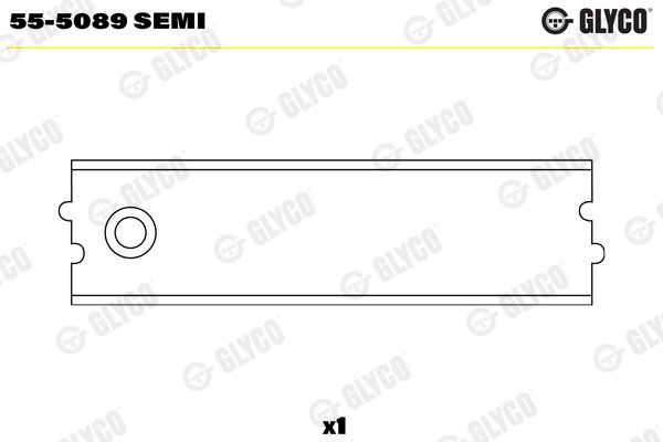 Glyco 55-5089Semi Lagerbuchse, Pleuel für Opel Movano B Vivaro 2005->