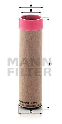 Sekundärluftfilter Mann-Filter Cf97/2 für Branson Case IH 12->