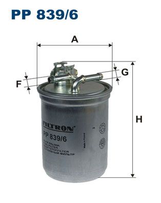 Kraftstofffilter für 7MO127401A FORD GALAXY + MK I VAN ALHAMBRA 95-10