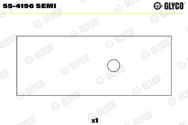 Glyco 55-4196Semi Lagerbuchse, Pleuel für Ford Sierra I 1975-1993