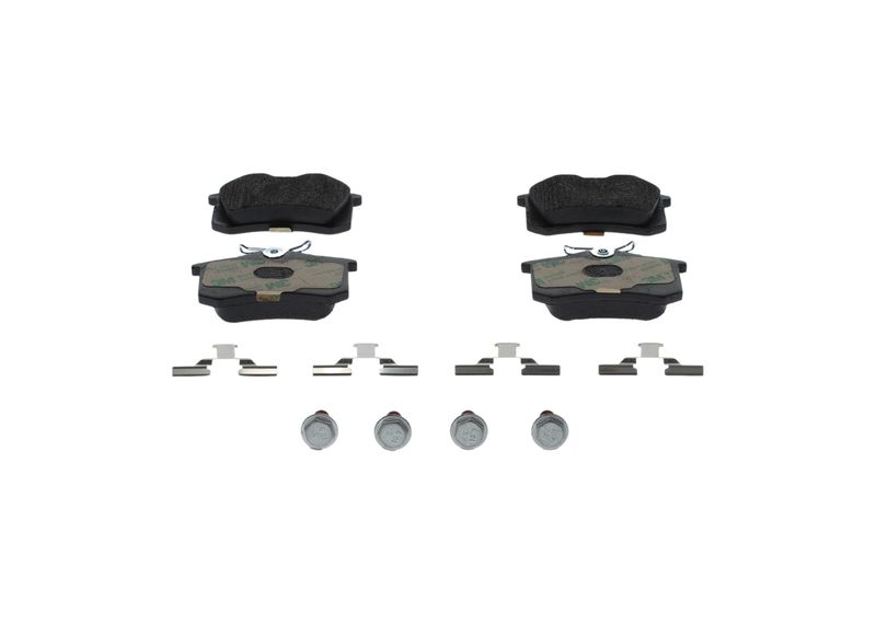 Bosch 0986494596 Bremsbelagsatz, Scheibenbremse Hinten für Audi A2 A3