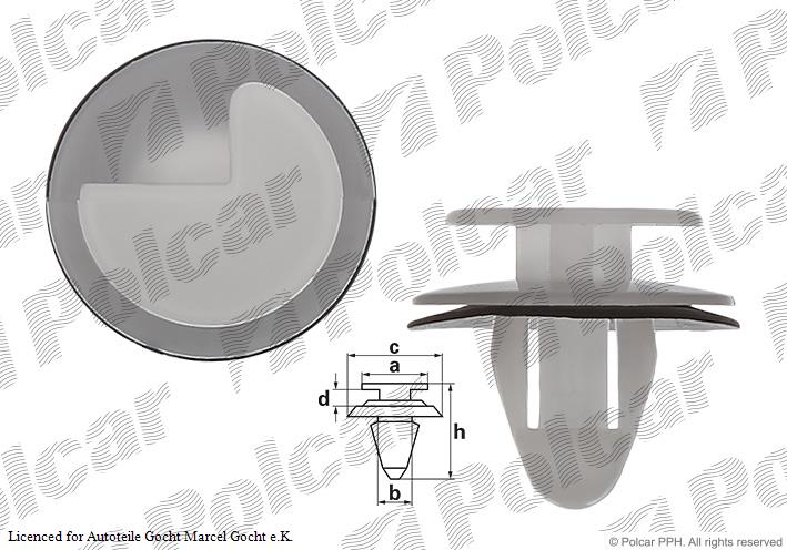Klammer Clip Set Türverkleidung für Fiat Ulysse Ford 1981-2014