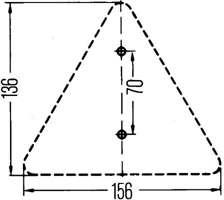 Rückstrahler für 04022746 0003321107 000683-001