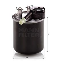 Kraftstofffilter Mann-Filter Wk820/17 für Mercedes SLK + SLC + 08->