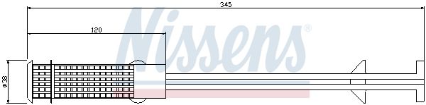 Nissens 95407 Trockner, Klimaanlage für Fiat Scudo Ulysse 1999->