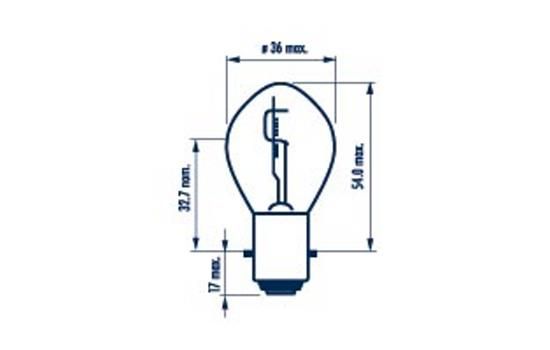 Narva 495313000 Set 10x Glühlampe, Fernscheinwerfer für Peugeot