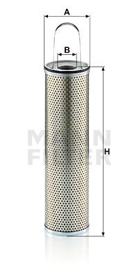 Filter, Arbeitshydraulik Mann-Filter H9005 für Fendt Massey 11->