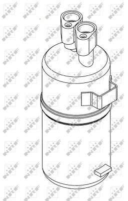 NRF 33221 Trockner, Klimaanlage für Mercedes Citan Renault 2002->