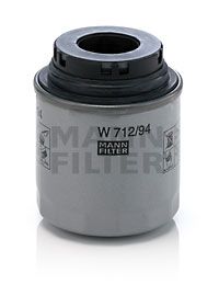 Ölfilter Mann-Filter W712/94 für Audi Skoda VW Seat A3 + Cabrio 06->