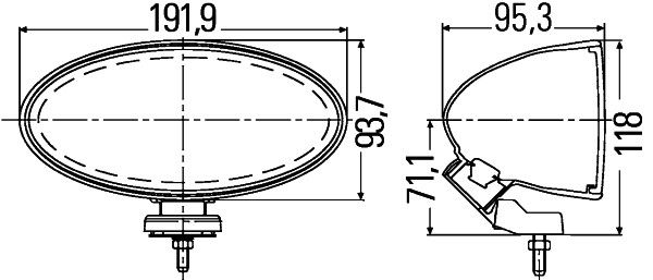 Hella 1fb007892-841 Fernscheinwerfersatz