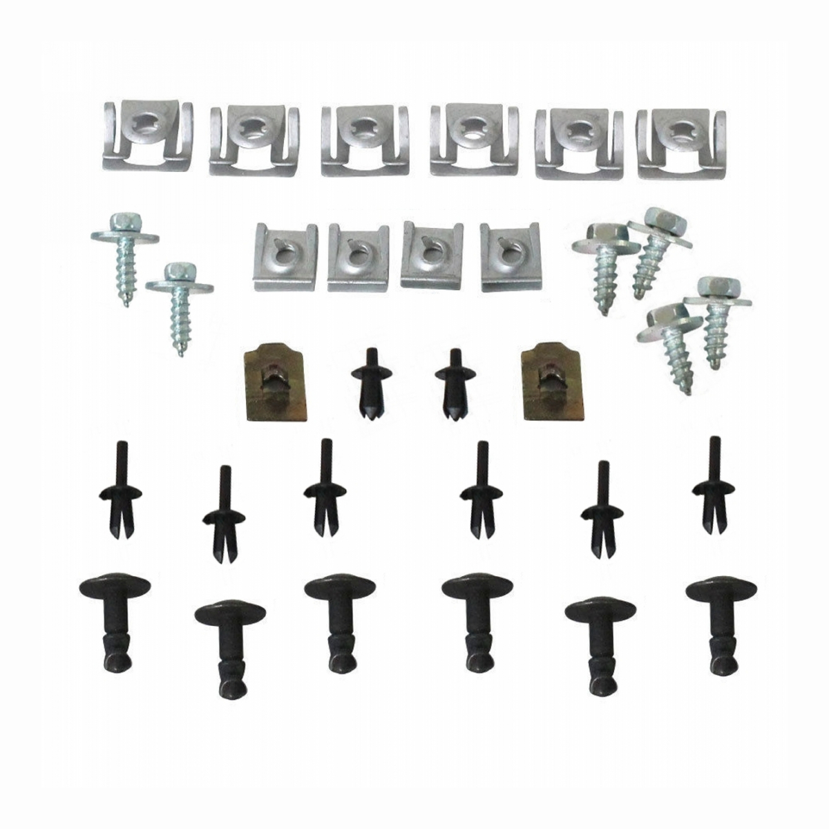 Unterfahrschutz Einbausatz Clip Clips Schrauben Set für 07119903995