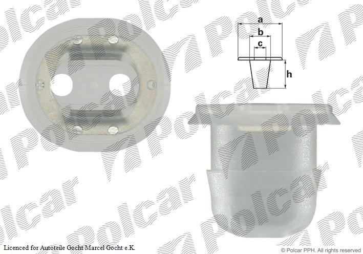 Klammer Schnappmutter Halter Clip