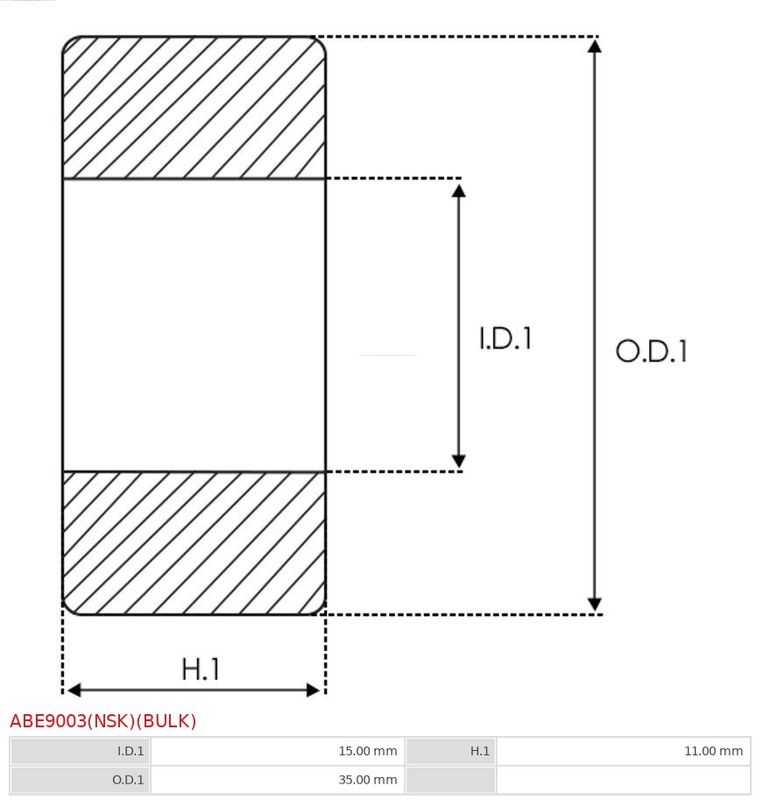 As-Pl Abe9003(Nsk)(Bulk) Lager