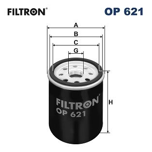 Ölfilter Filtron Op621 für Fiat VW Suzuki Toyota Sedici Taro 84->
