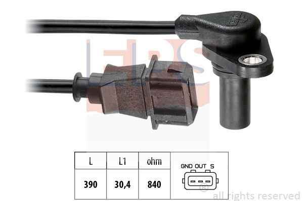 Drehzahlsensor, Automatikgetriebe EPS 1.953.204 für Audi Skoda 96-13
