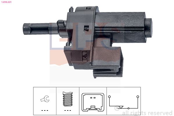 EPS 1.810.221 Schalter, Kupplungsbetätigung (Gra) für Ford 2002->