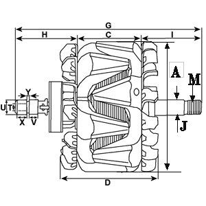 Hc-Cargo 330316 Läufer, Generator