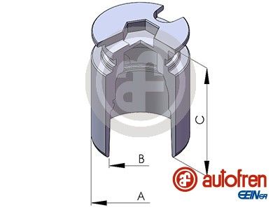 Autofren Seinsa D025122 Kolben, Bremssattel Hinten für Ford 1997->