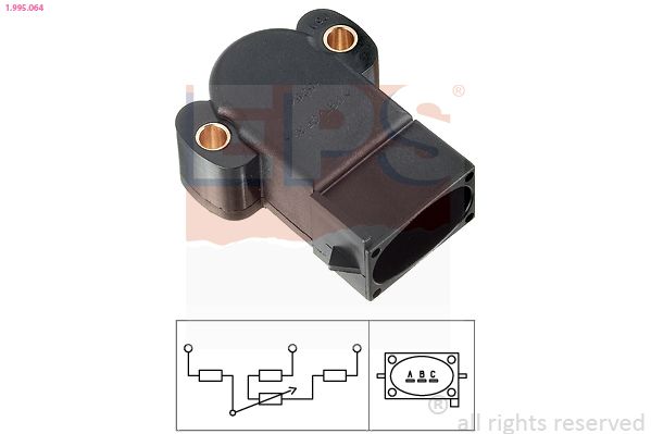 EPS 1.995.064 Sensor, Drosselklappenstellung für Ford 1989-2012
