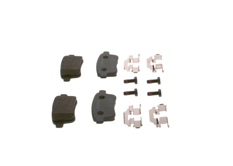 Bosch 0986494331 Bremsbelagsatz, Scheibenbremse Hinten für Renault