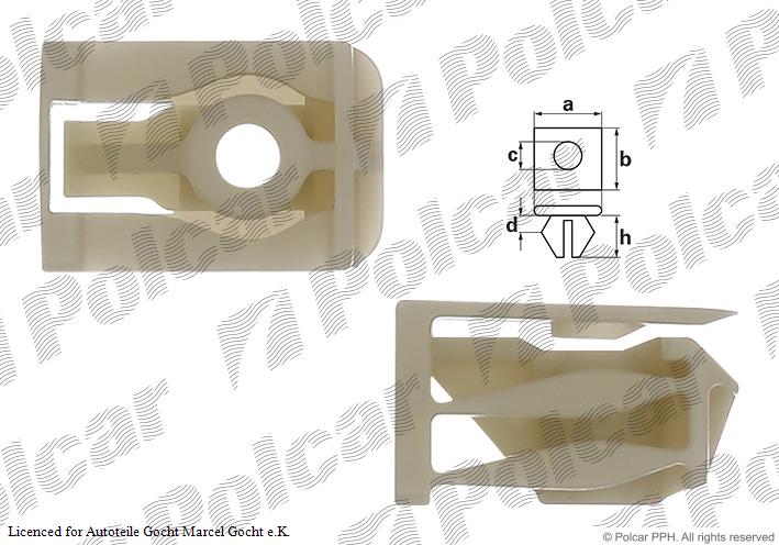 Einsteckmutter Spreitzmutter Befestigung Clip für BMW F40 F45 2008->