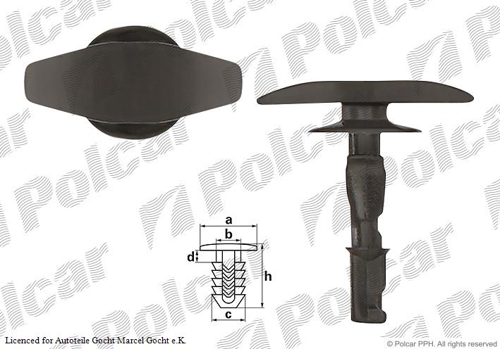 Türdichtung Gummidichtung Clip Clips