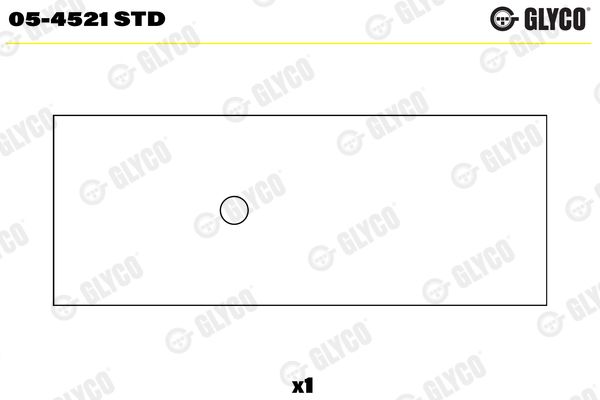 Glyco 05-4521Std Lagerbuchse, Pleuel für Ebro L-Serie Volvo 1975-1986