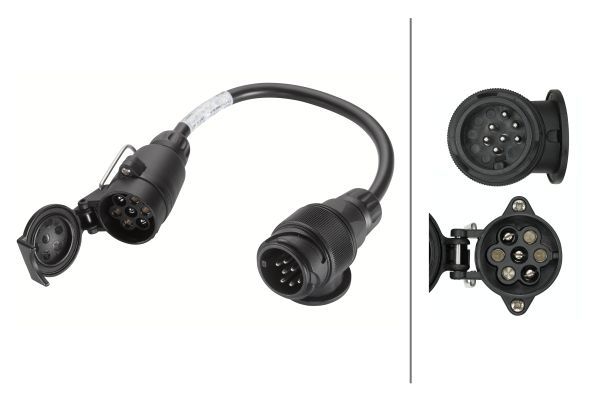 Hella 8ja005952-001 Adapterkabel, Anhängersteckdose
