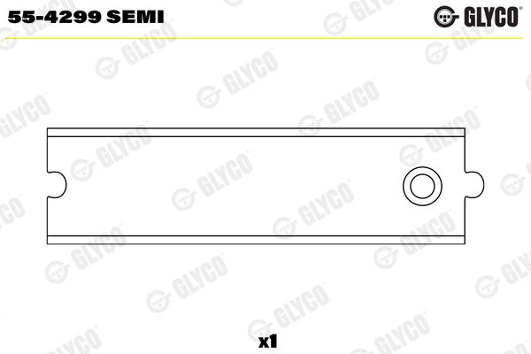 Glyco 55-4299Semi Lagerbuchse, Pleuel für Opel Movano A Vivaro 1997->