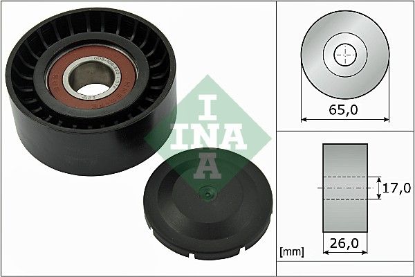 Schaeffler INA 532055710 Umlenk Führungsrolle, Keilrippenriemen
