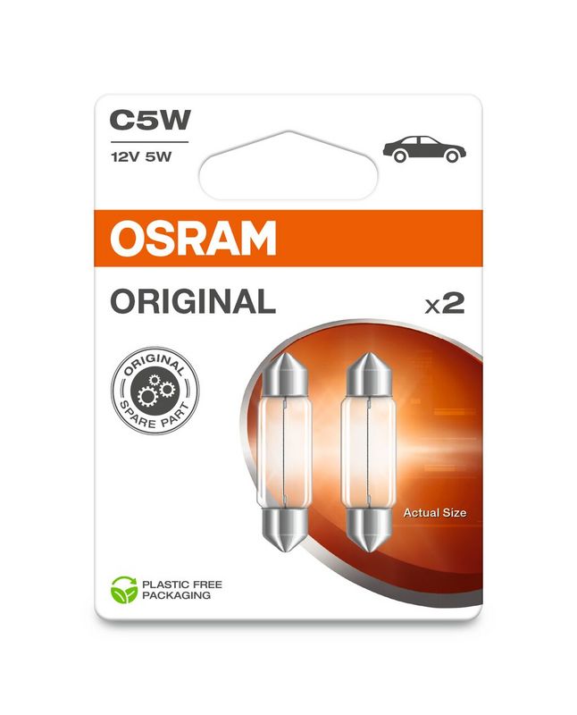Ams-Osram 6418-2Bl Glühlampe, Kennzeichenleuchte
