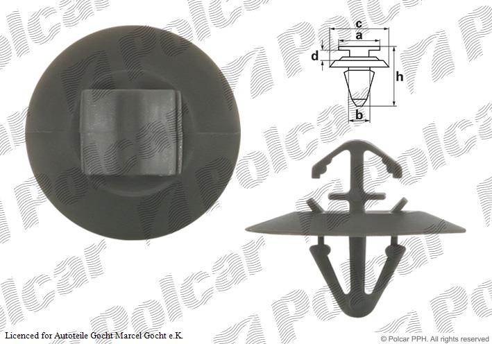 Zierleisten Clips Zierleisten Klammer Seitenleisten für Opel 1997->