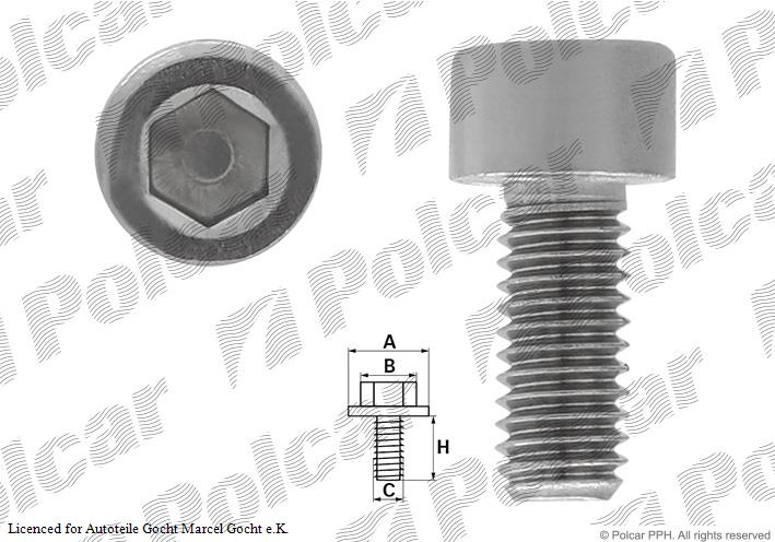 Befestigung Schraube Vorne Links oder Rechts für Honda Cr-V 2007-2011