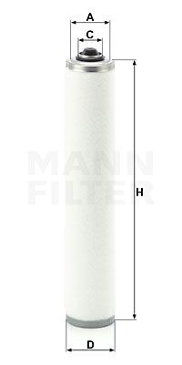 Filter, Drucklufttechnik Mann-Filter Le9019