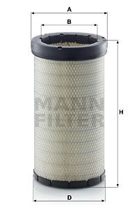 Sekundärluftfilter Mann-Filter Cf22160