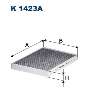 Filtron K1423A Filter, Innenraumluft für Hyundai Ioniq Kona 2015->