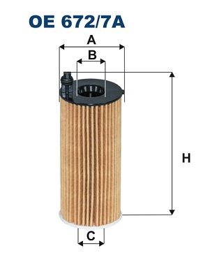 Filtron Oe672/7A Ölfilter für BMW X3 G45 Van X5 X4 F23 G26 2010->