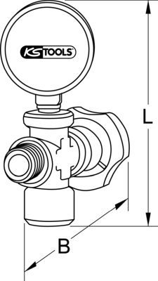 KS Tools 902.1005 Manometer