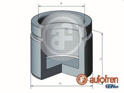 Autofren Seinsa D025487 Kolben, Bremssattel Vorne für Audi A1 1969->