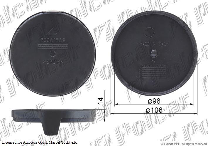 Schutzkappe Scheinwerfer Links oder Rechts für Audi A4 B5 1994-1999