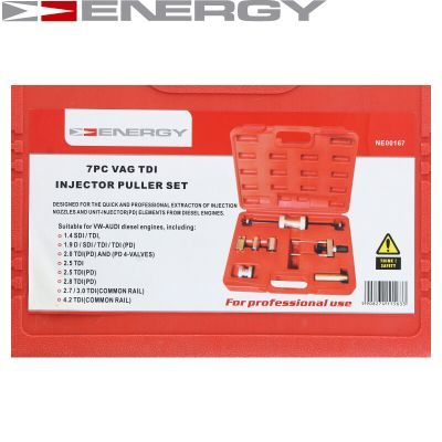 Energy Ne00167 Ausziehersatz, Einspritzdüse für Audi A2 VW 2000-2013